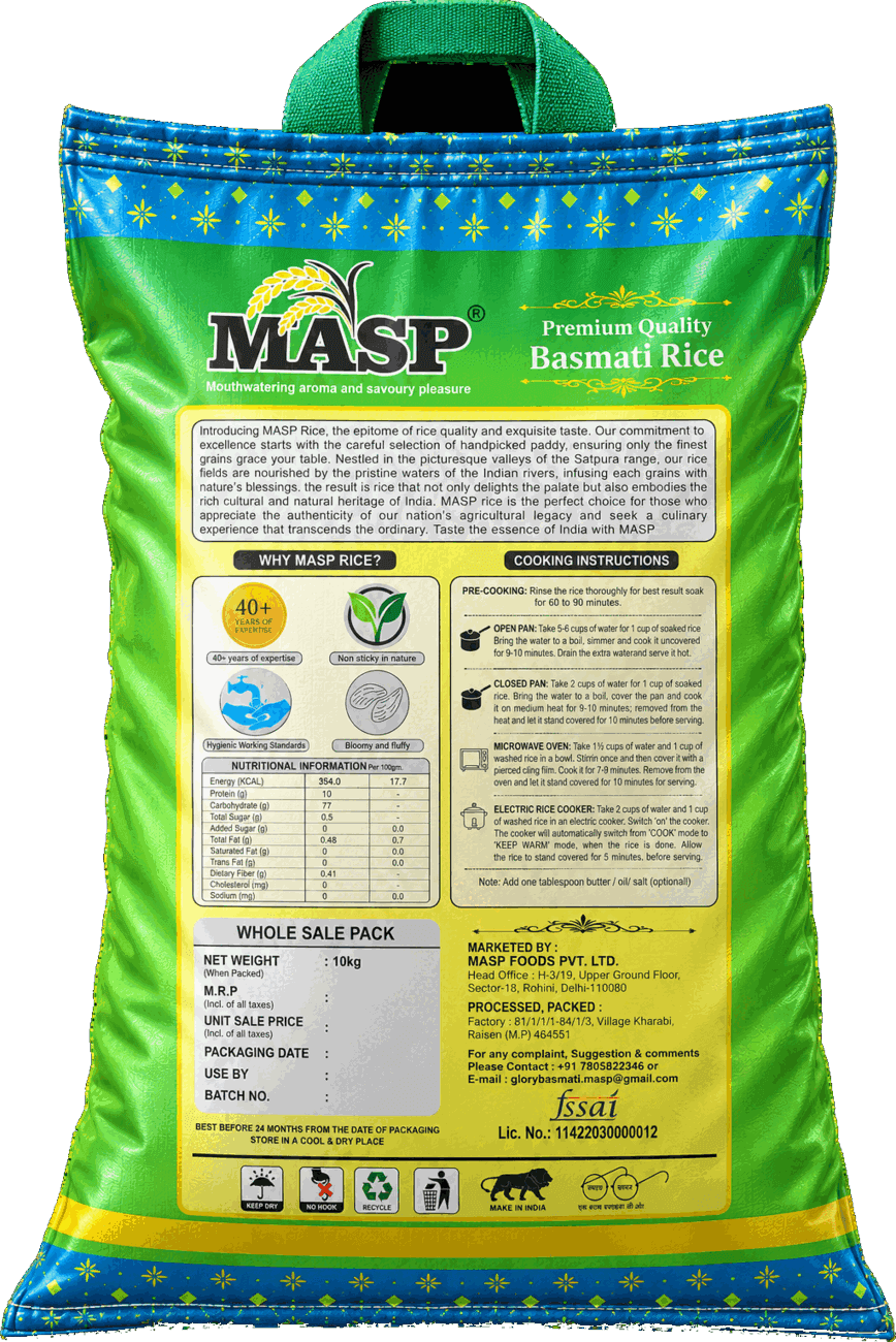 MASP Foods XL — 10kg pack · back