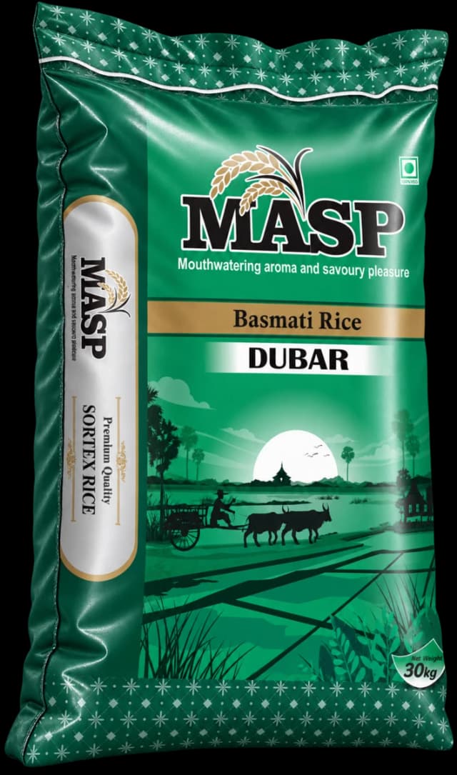 MASP Foods Dubar Basmati Rice pack