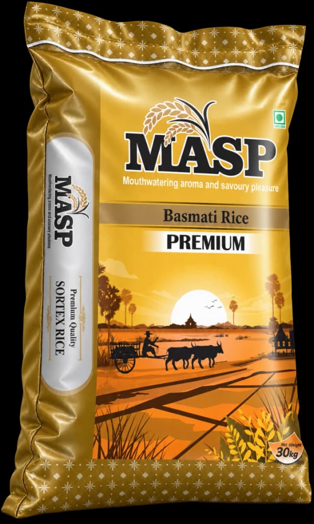MASP Foods Premium Basmati Rice pack
