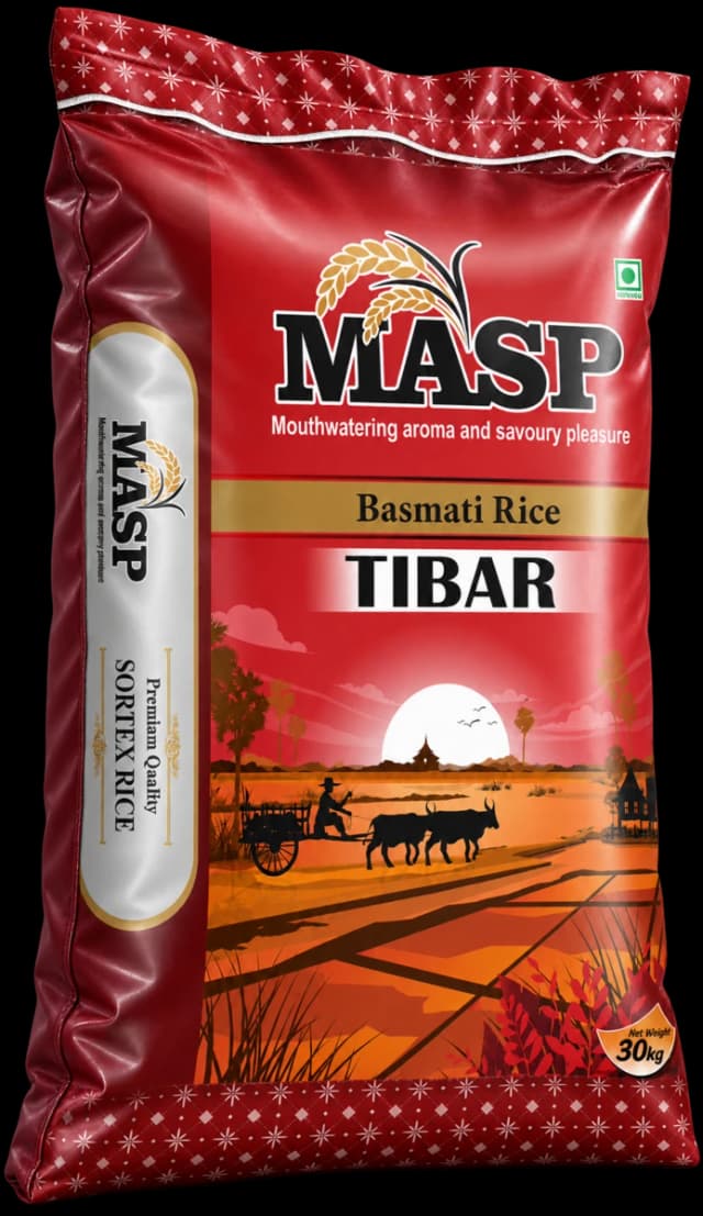 MASP Foods Tibar Basmati Rice pack
